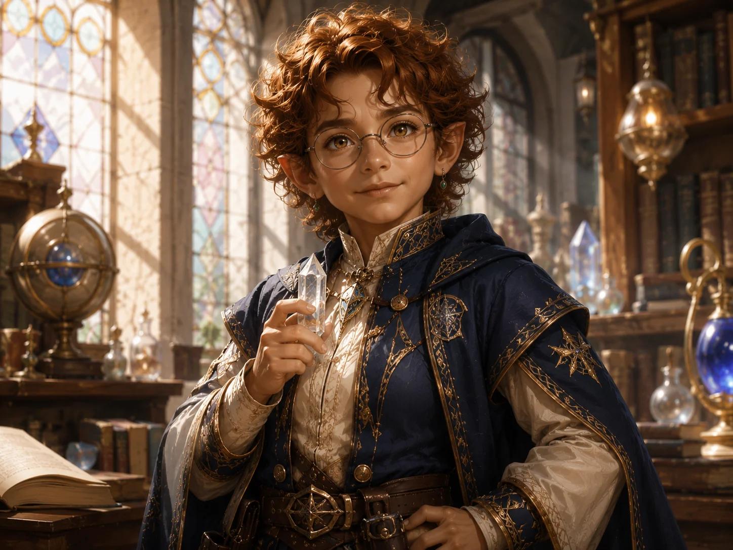 Distinctive Character Details in a fantasy RPG character portrait